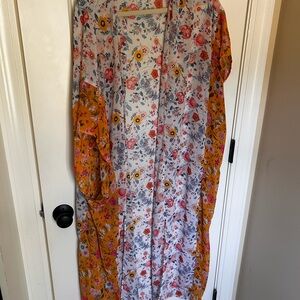 Lane Bryant Floral Kimono - Multicolor